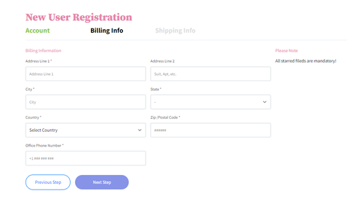 register step 2