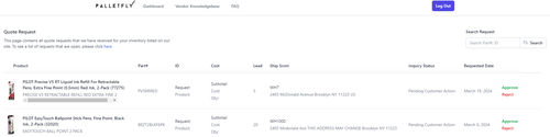 request list