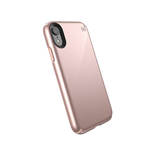 ''Speck Products Presidio Metallic iPhone XR Case, Rose GOLD Metallic/Dahlia Peach''