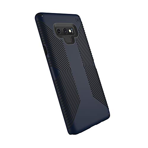 ''Speck PRODUCTS Compatible Phone Case for Samsung Galaxy Note 9, Presidio Grip Case, Eclipse Blue/Ca