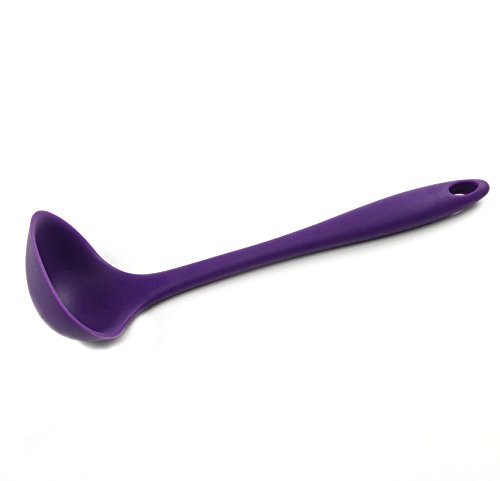 ''Chef CRAFT 13560 Premium Silicone Ladle, 11.25, Purple''