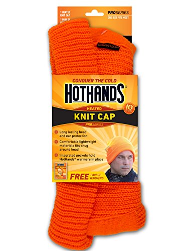 HeatMax Heated Knit CAP (Orange)