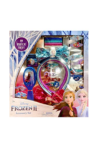 ''Disney Frozen Princess Elsa Accessory Set - Brush, Barrettes, Elastics, Terries, Snap CLIPs, HAIR P