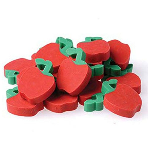 ''US TOY - Miniature 3/4 Apple Erasers, Ages 3 Years & Up (1-Pack of 144)''