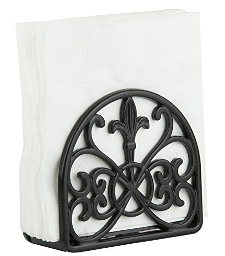 ''Home Basics NH44398 CAST IRON Paper Napkin Holder/Freestanding Tissue Dispenser for Kitchen Counter