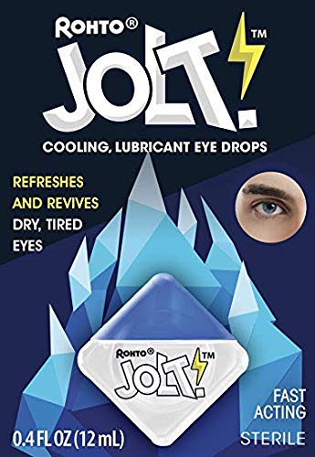 Product Image - Rohto Jolt Cooling Eye Drops 0.4 fl oz. (Lubricant) (Pack of 1)- relieves and revives dry, tired eyes with its hydrating formula and intense cooling sensation
