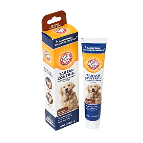 ''Arm & Hammer Dog Dental Care Tartar Control Enzymatic TOOTHPASTE for Dogs | Reduces Plaque & Tartar