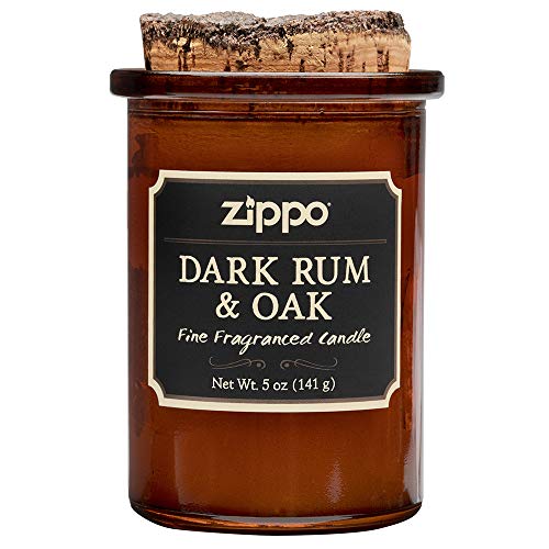 Zippo Spirit CANDLE - Dark Rum and Oak - 5 oz.