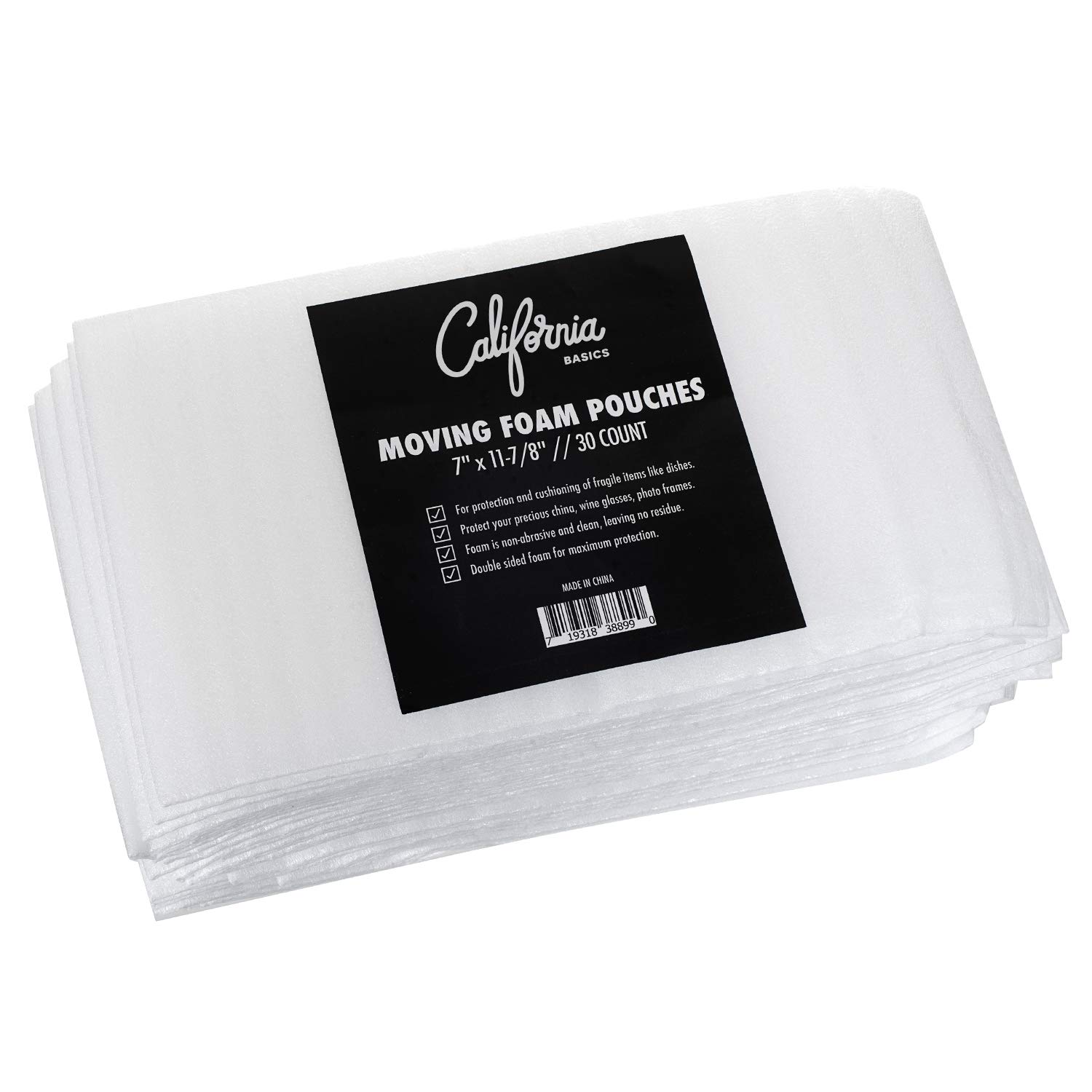 ''Premium Foam Packing Sheets(30 Count, 7 x 11 7/8 inches)Cushion Foam Wrap Sheets,Moving SUPPLIES fo