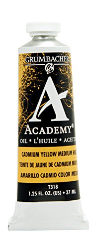 ''Grumbacher Academy Oil PAINT, 37 ml/1.25 oz, Cadmium Yellow Medium Hue''