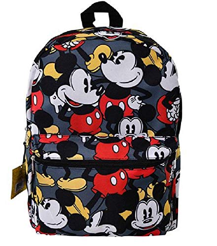 ''Mickey Mouse 16'''' BACKPACK with all over Print- KMAL''