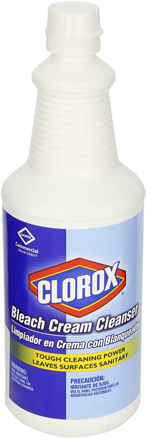 Clorox BLEACH Cream Cleanser Pull-Top Liquid (32 fl. oz.) / Case of 8