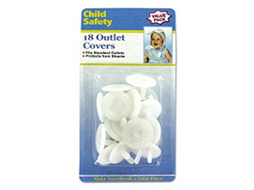 Child Safety Outlet Plugs - Child Proof - 18 VALUE Pack