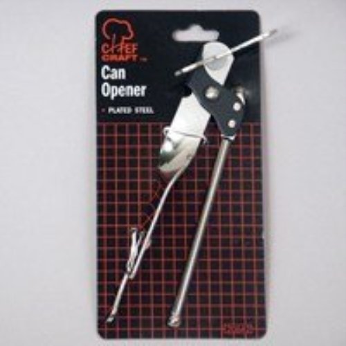 ''Chef Craft 20642 Can Opener, PLATED Steel''