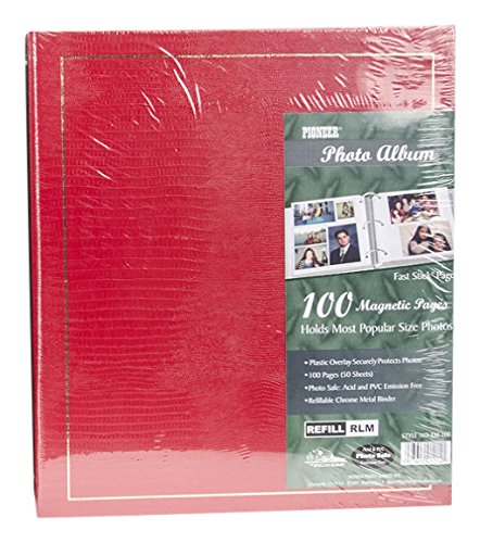 ''Pioneer LM100 Binder Magnetic 3-ring Photo Album 100-page , Pack of 1''