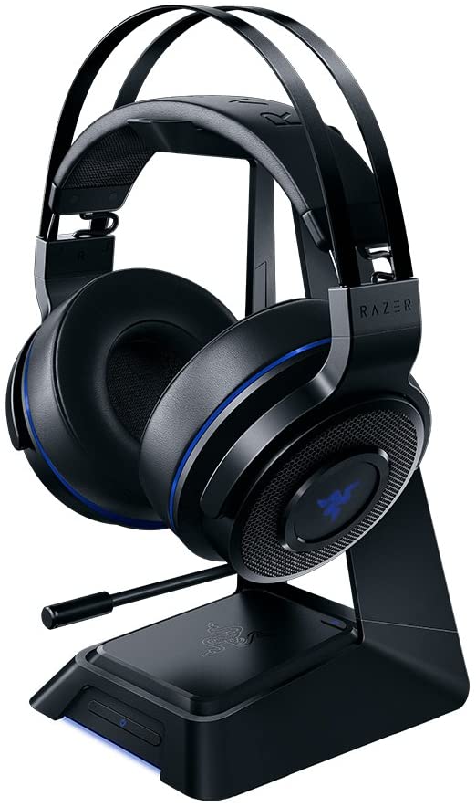 Razer Thresher Ultimate for PS4: Dolby 7.1 Surround Sound Lag-Free Wireless Connection Retractable D