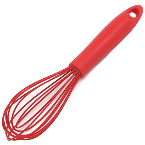 ''Chef CRAFT 13072 Red Silicone 10.75'''' Wire Whisk''