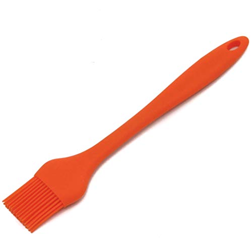 ''Chef CRAFT 13170 Premium Silicone Basting Brush, 10.25'''', Orange''