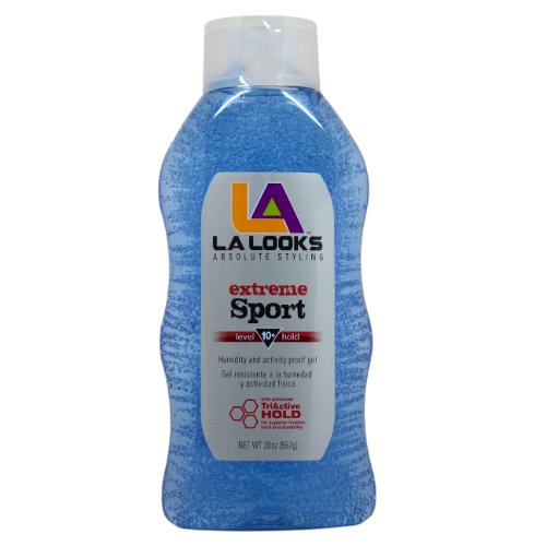 Product Image - La Looks Gel #10 Extreme Sport Tri-Active Hold 20 Ounce, Blue
