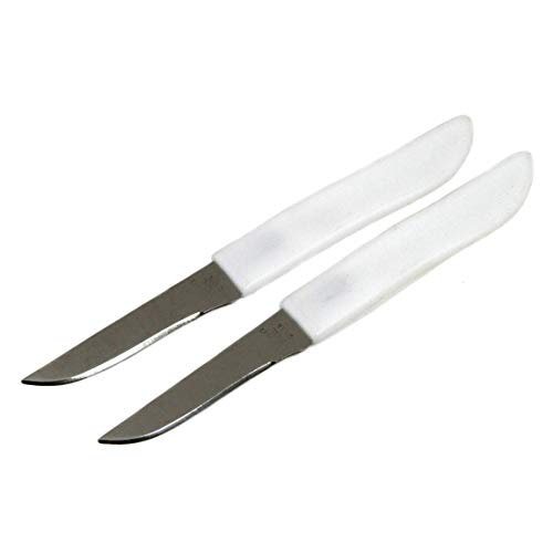 ''Chef Craft Select Paring KNIFE Set, 2 pieces, White''