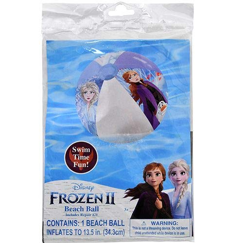 Product Image - Disney Frozen 2 Themed Pool Party Swim Toys Inflatable Beach Ball, 13.5 Inches, for Summer Parties and Gift, Water Fun for All Elsa Anna Olaf Fans