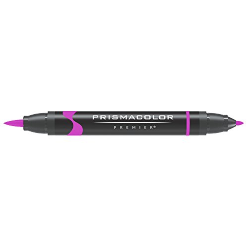Prismacolor Premier Double-Ended Brush Tip Markers rhodamine 055