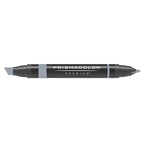 ''Prismacolor Double-Ended Marker, Broad and Fine Tip, PM113 Cool Gray 60% (3525)''
