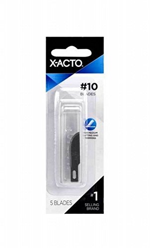 X Acto X210 5 Pack NO. 10 General Purpose Blade