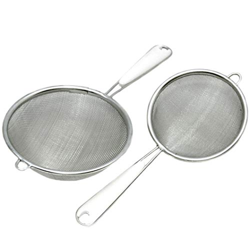 ''Chef CRAFT Mesh Strainers, Multisize, Silver''