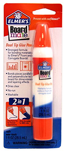 ELMERS Glue PEN Board Mate Dual Tip 1 Oz (E140)