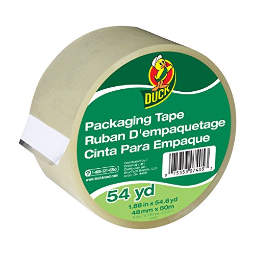 ''Duck Brand Standard Packing TAPE Refill, 1.88 Inch x 54.6 Yard, Clear, 1 Roll (240408)''