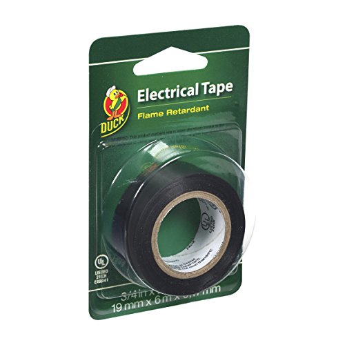 ''Duck Brand 373447 Professional Electrical TAPE, 0.75-Inch by 20-Feet, Single Roll, Black''