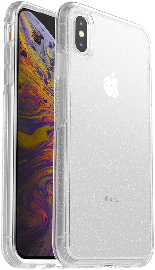 OtterBox SYMMETRY CLEAR SERIES Case for IPHONE Xs Max - Retail Packaging - STARDUST (SILVER FLAKE/CL