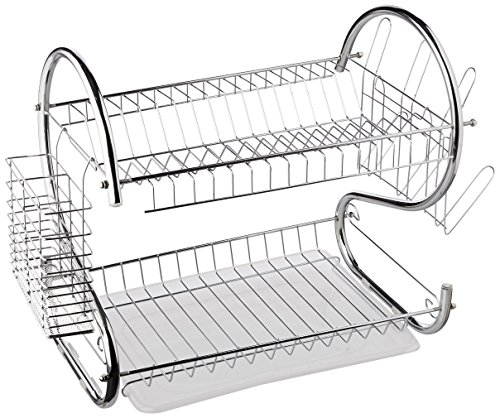 ''Better Chef DR-16, 16-Inch, Chrome PLATED, S-Shaped, Rust-Resistant, 2-Tier Dishrack''