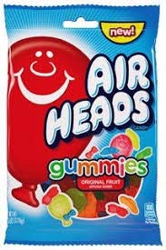 ''Airheads Fruit Flavored Gummies CANDY, 3.8 Ounce Bag''