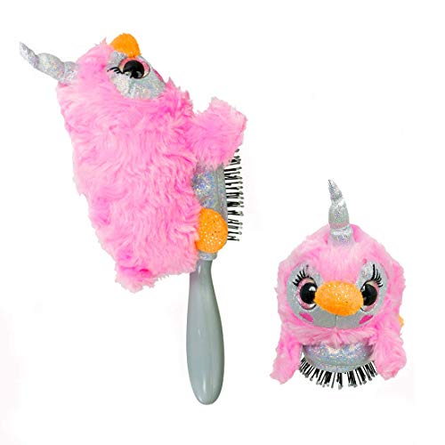 ''Wet Brush Plush Kid's Detangler(Penguin UNICORN) with Soft IntelliFlex Bristles for All Hair Types