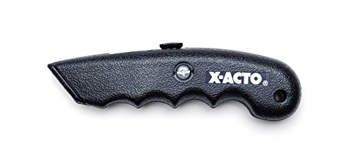 ''X-ACTO X3272 SurGrip Utility KNIFE with Contoured Plastic Handle and Retractable Blade, Black''