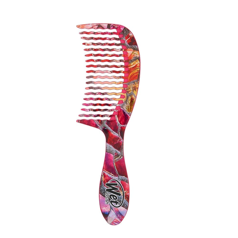 Wet Brush HAIR Comb Detangler Wide Tooth Comb for All HAIR Types (Pink Slate) (0620WMAGICP)