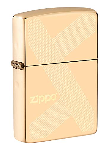 ''Zippo Design Laser Engraved High Polish Brass Pocket LIGHTER, High Polish Brass Zippo Laser Engrave