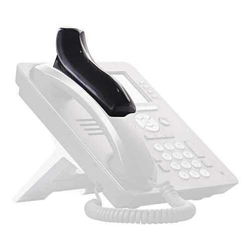 Softalk Antibacterial Black Phone Shoulder Rest | Landline TELEPHONE Accessory (00601M)