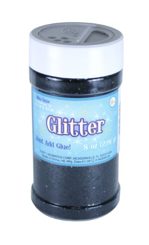 Sulyn 8 oz. Glitter JAR - Black Metallic