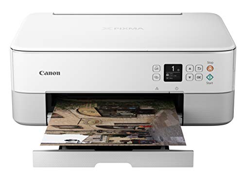 ''Canon PIXMA TS5320 All In One Wireless PRINTER, Scanner, Copier with AirPrint, White, Works with Al