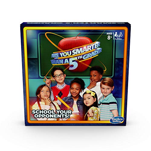 HASBRO Gaming are You Smarter Than a 5th Grader Board Game for Kids Ages 8 & Up