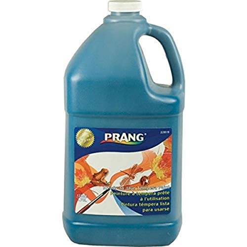 ''Prang Ready-to-Use Liquid Tempera PAINT, 1 Gallon Bottle, Turquoise Blue (22819)''