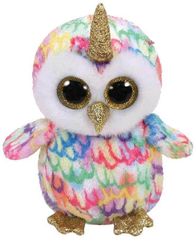 Ty Beanie Boo - UNICORN Owl - ty36253