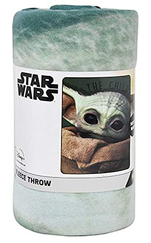 Star Wars Mandalorian Baby Yoda The Face Throw BLANKET