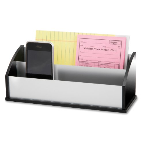 ''Kantek Black ACRYLIC and Aluminum Letter/Message Sorter, 10.25-Inch Wide x 3.5-Inch Deep x 4-Inch H