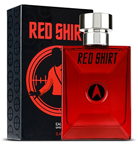 ''STAR TREK PERFUME for Men Red SHIRT EDT Spray, 3.4 Fluid Ounce''