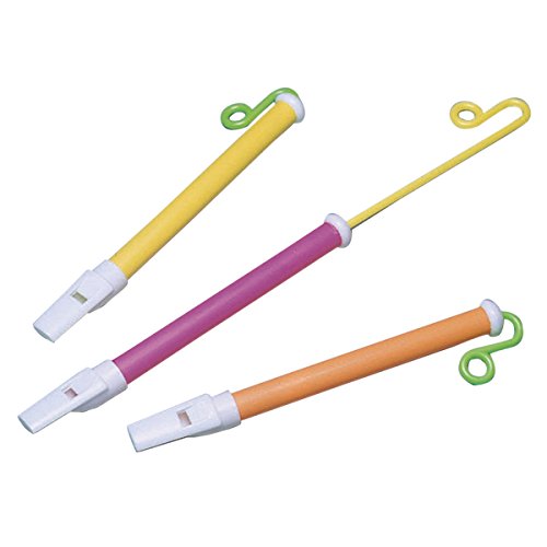 ''US TOY Slide Whistles (12 Pack), Assorted Colors''