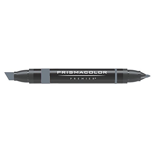 ''Prismacolor Double-Ended Marker, Broad and Fine Tip, PM114 Cool Gray 70% (3526)''